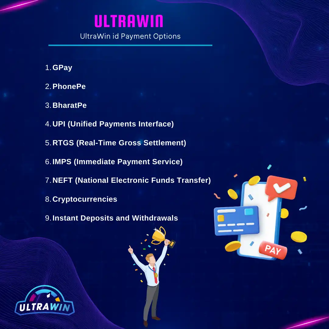 ultrawin id payment options